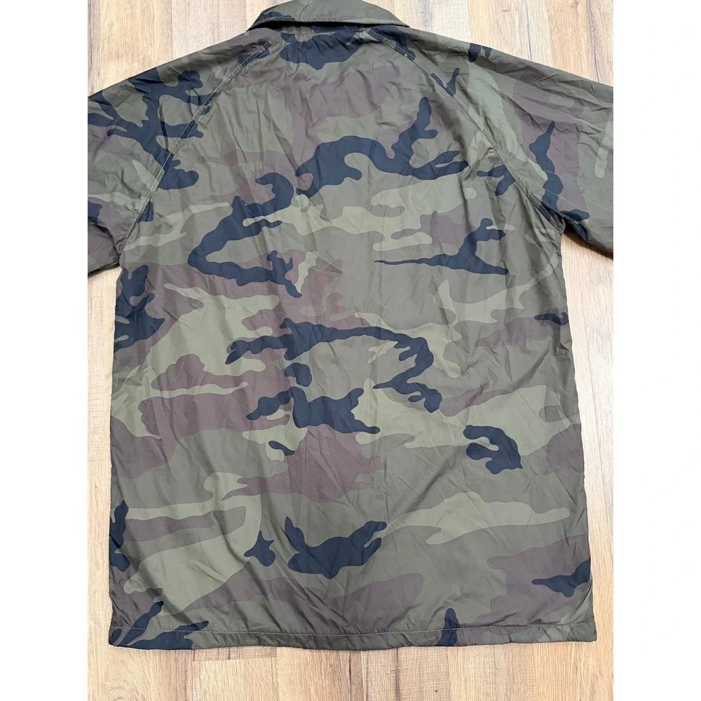 CLSC Nice Kicks Camo Coach Jacket Mens M Snap Front Lightweight Windbreaker